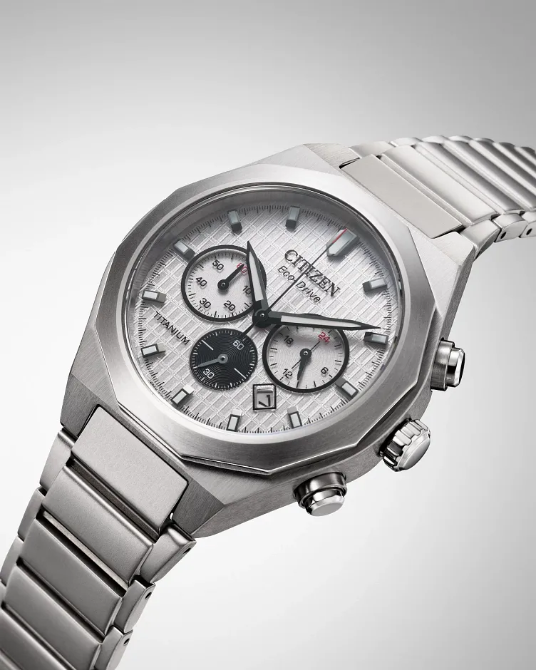 Zenshin Senkei White Dial Super Titanium Bracelet CA4690-51A | CITIZEN Zenshin Senkei White Dial Super Titanium Bracelet CA4690-51A | CITIZEN